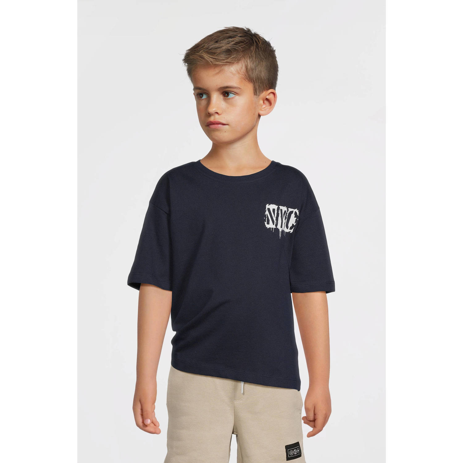 NAME IT KIDS T-shirt donkerblauw