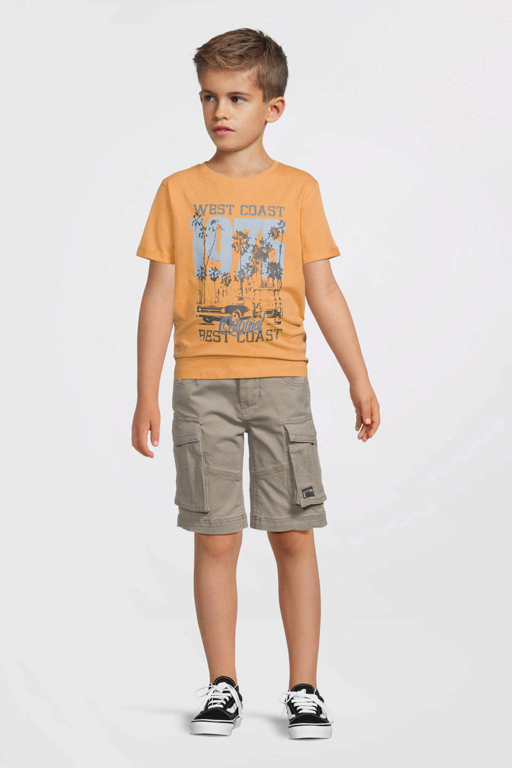 NAME IT KIDS T-shirt goudgeel
