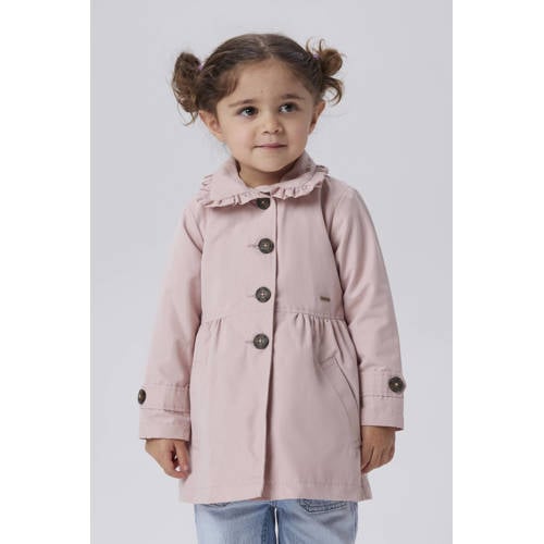NAME IT MINI trenchcoat lichtroze afbeelding