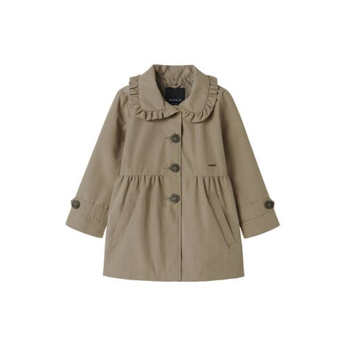 NAME IT MINI trenchcoat bruin afbeelding