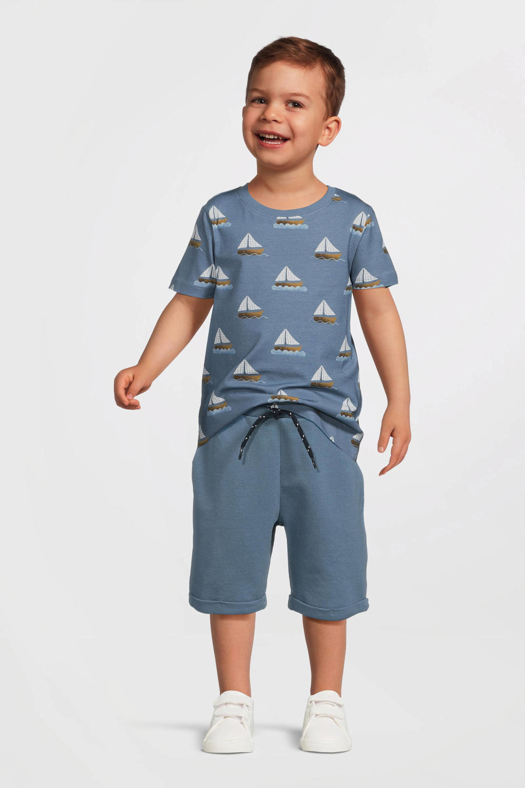 NAME IT MINI sweatshort - blauw