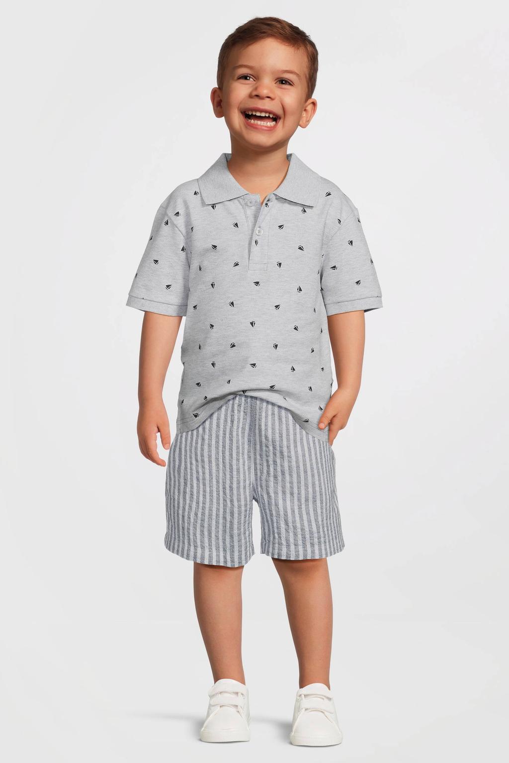 NAME IT MINI polo grijs melange