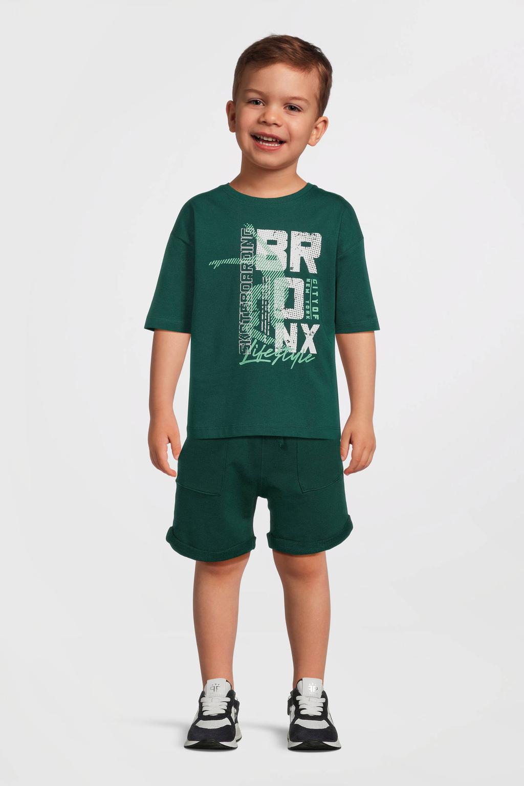 NAME IT MINI casual short donkergroen