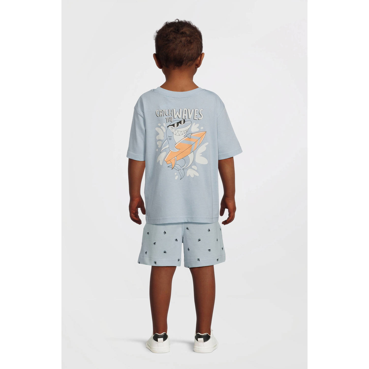 NAME IT MINI casual short lichtblauw