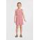 NAME IT KIDS midi jurk roze/zalmroze/wit