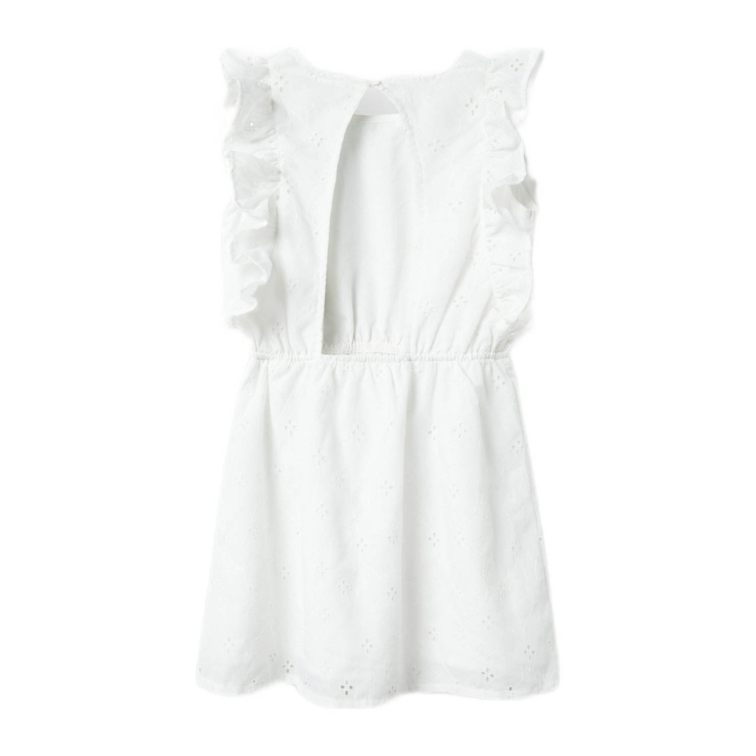 NAME IT KIDS jurk broderie wit