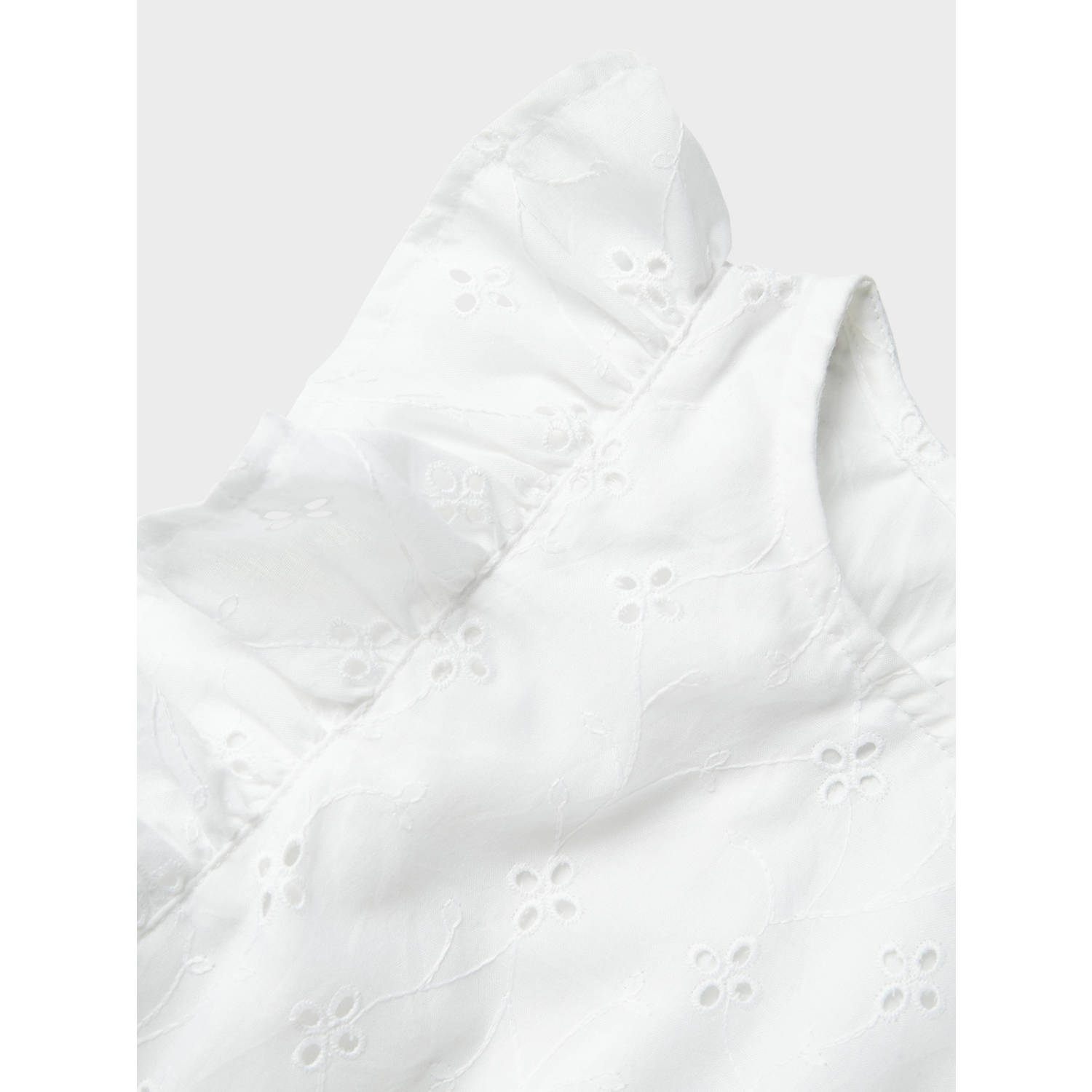 NAME IT KIDS jurk broderie wit