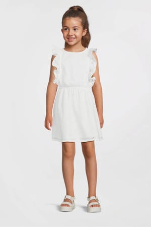 jurk broderie wit
