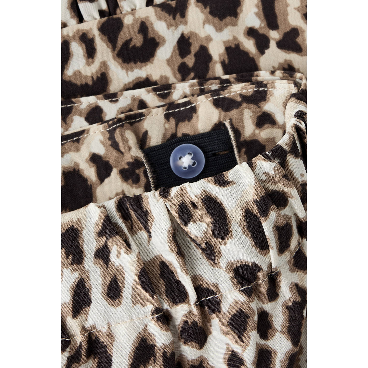 NAME IT KIDS skort bruin zwart