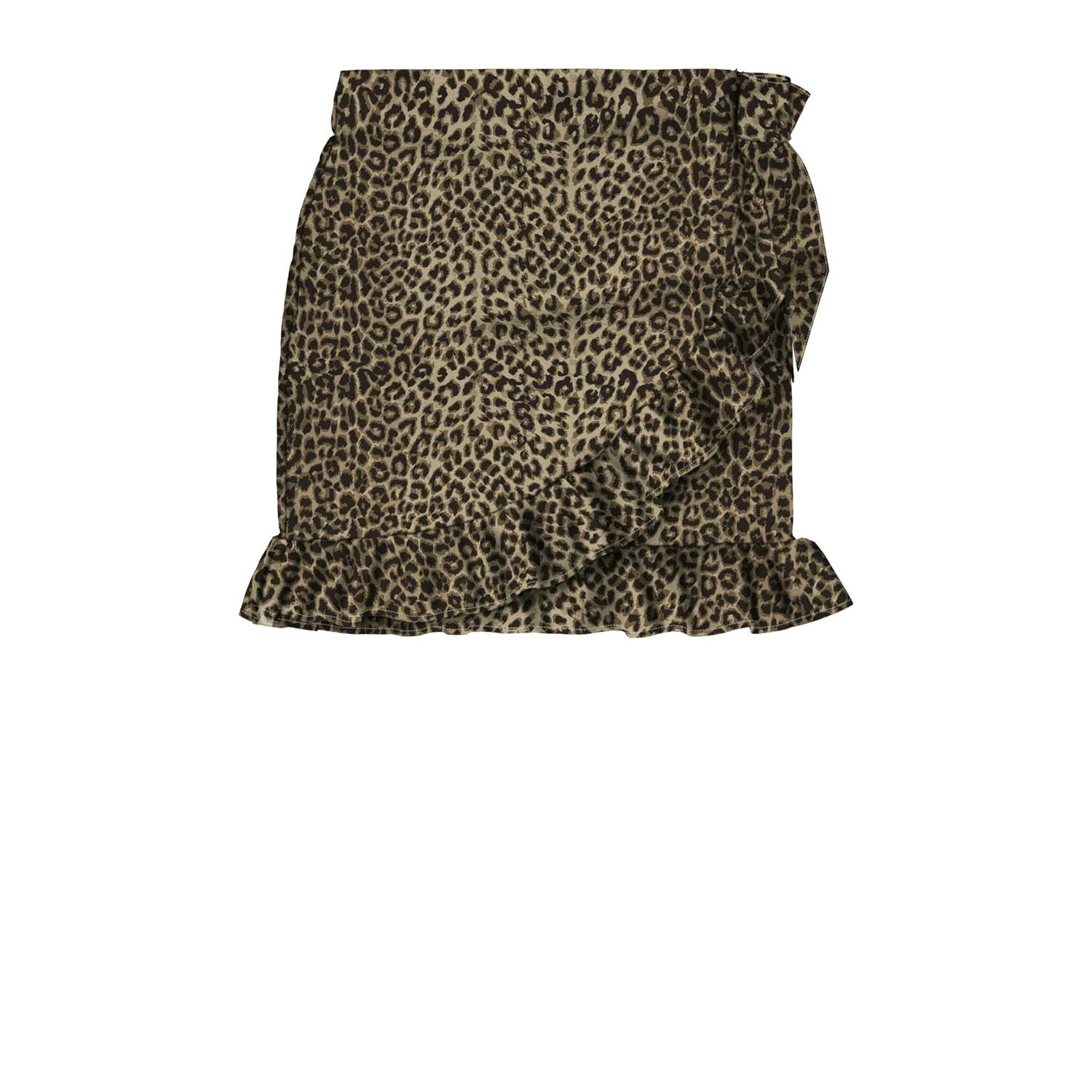 NAME IT KIDS skort bruin zwart