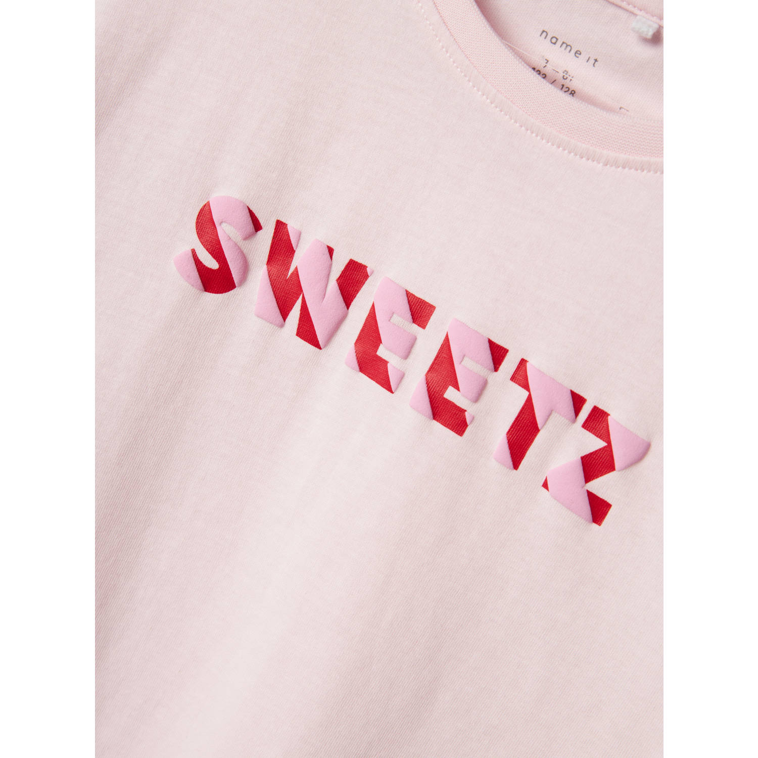NAME IT KIDS T-shirt lichtroze