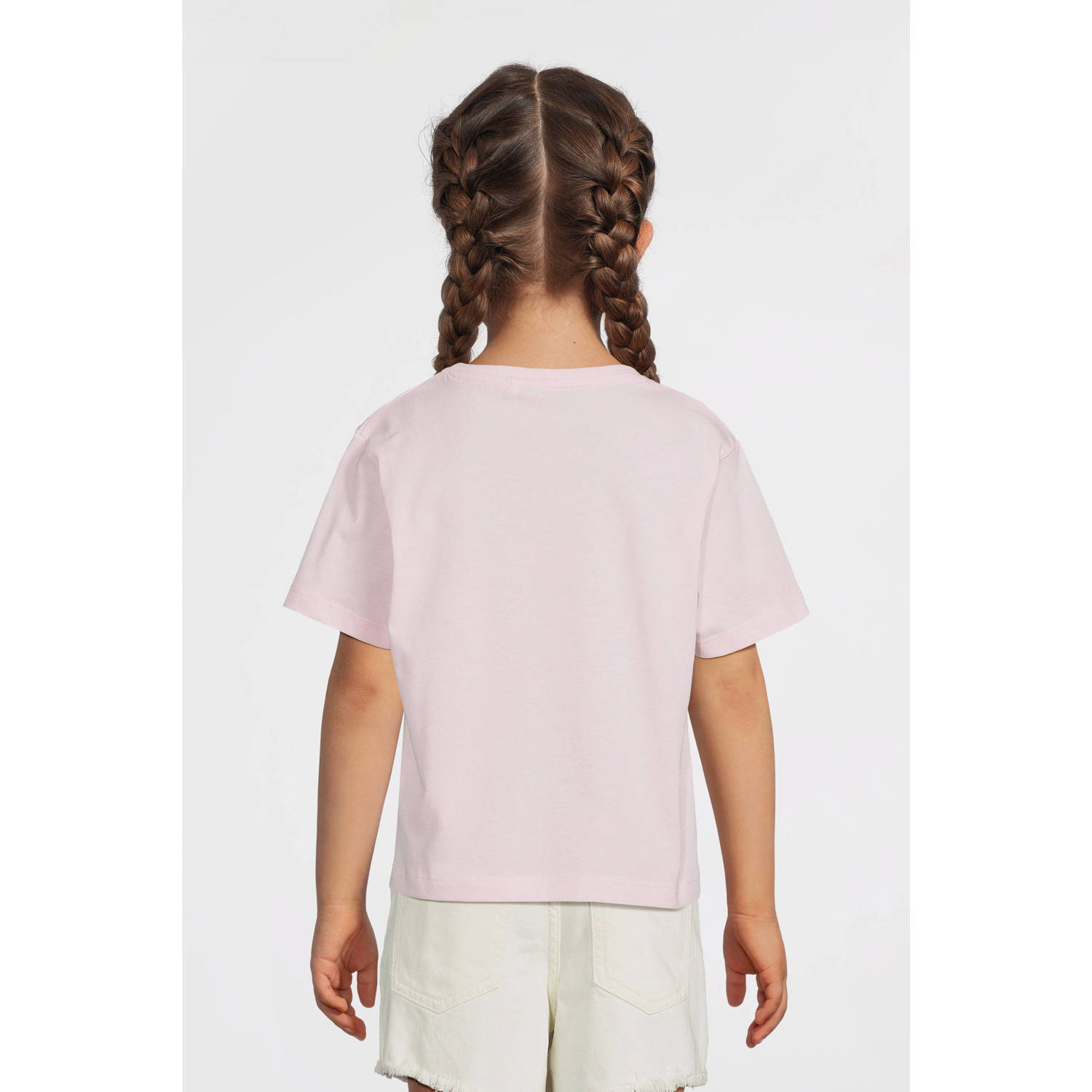NAME IT KIDS T-shirt lichtroze