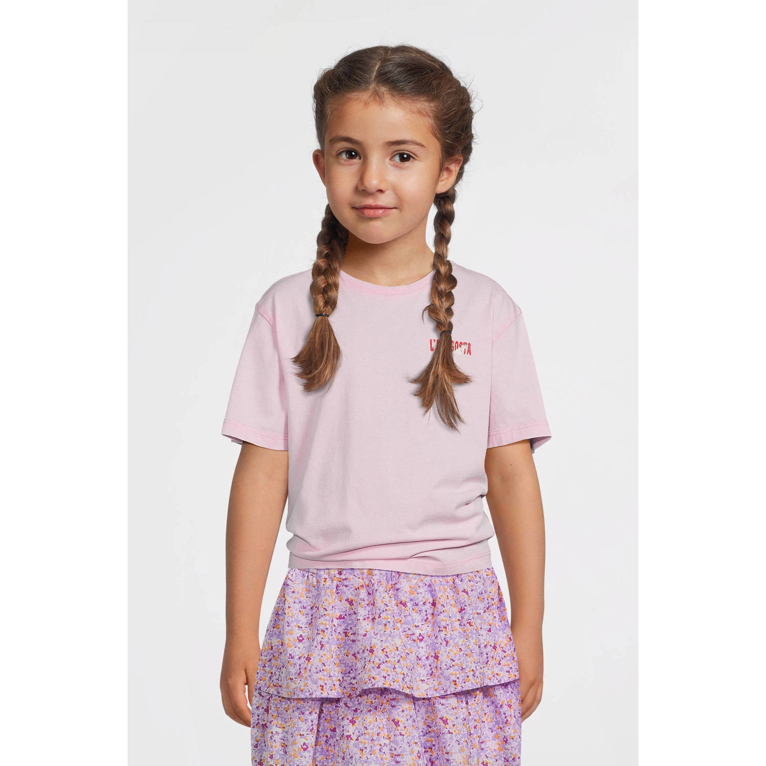 NAME IT KIDS T-shirt roze