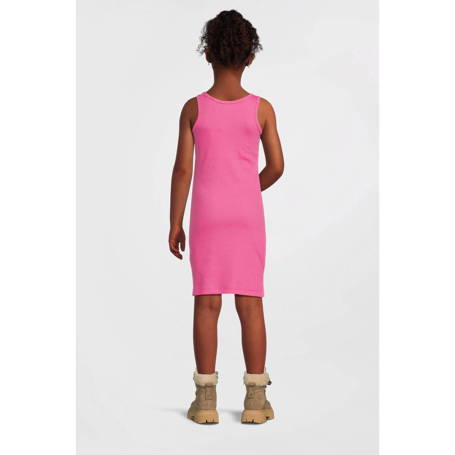 NAME IT KIDS maxi jurk felroze