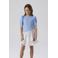NAME IT KIDS midi rok strokenrok wit