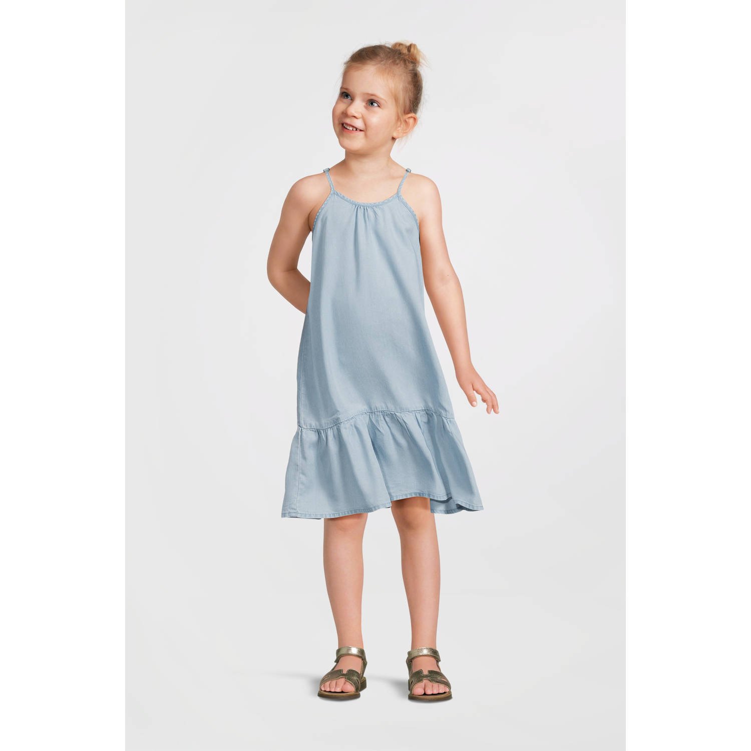 NAME IT KIDS zomerjurk lichtblauw