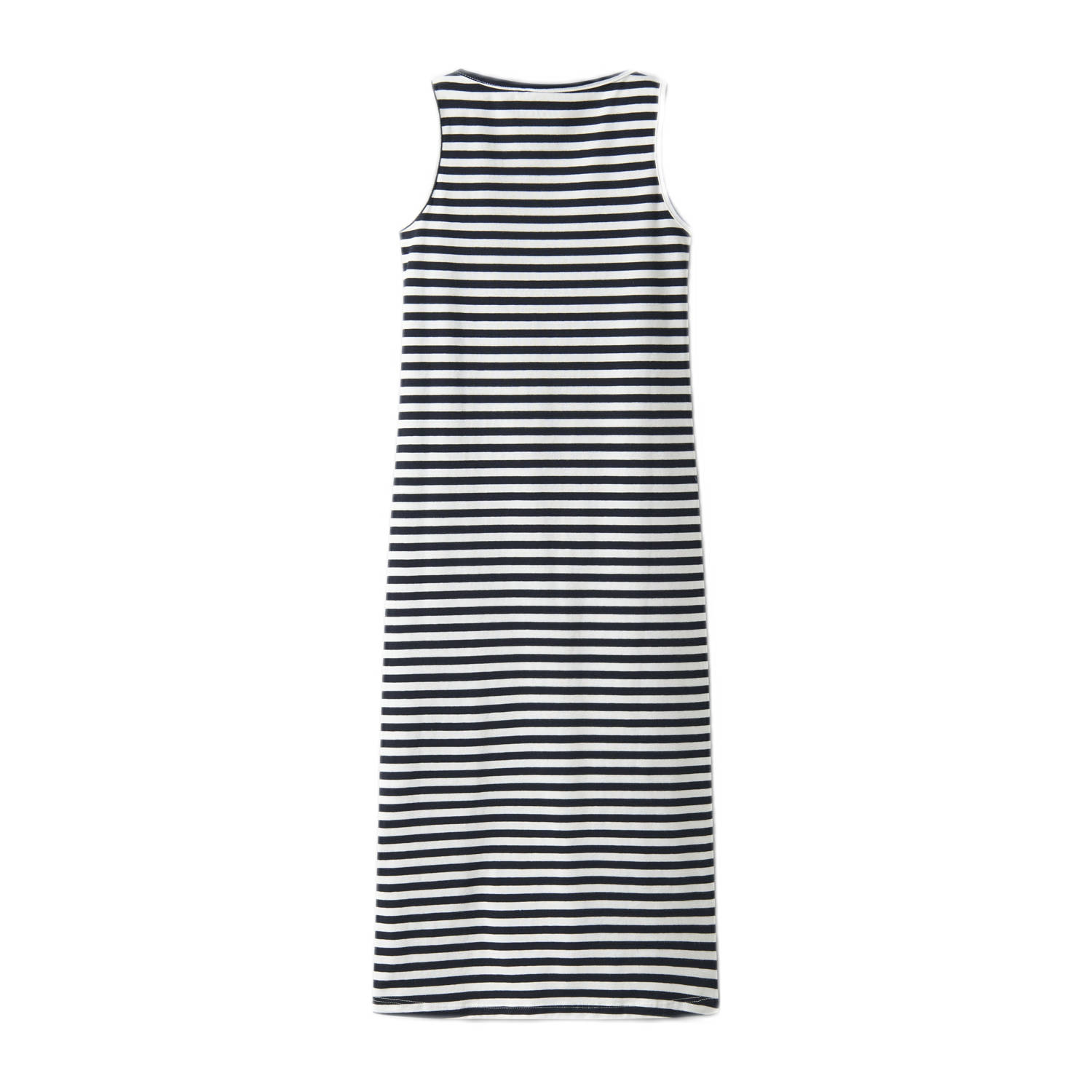 NAME IT KIDS maxi jurk donkerblauw wit
