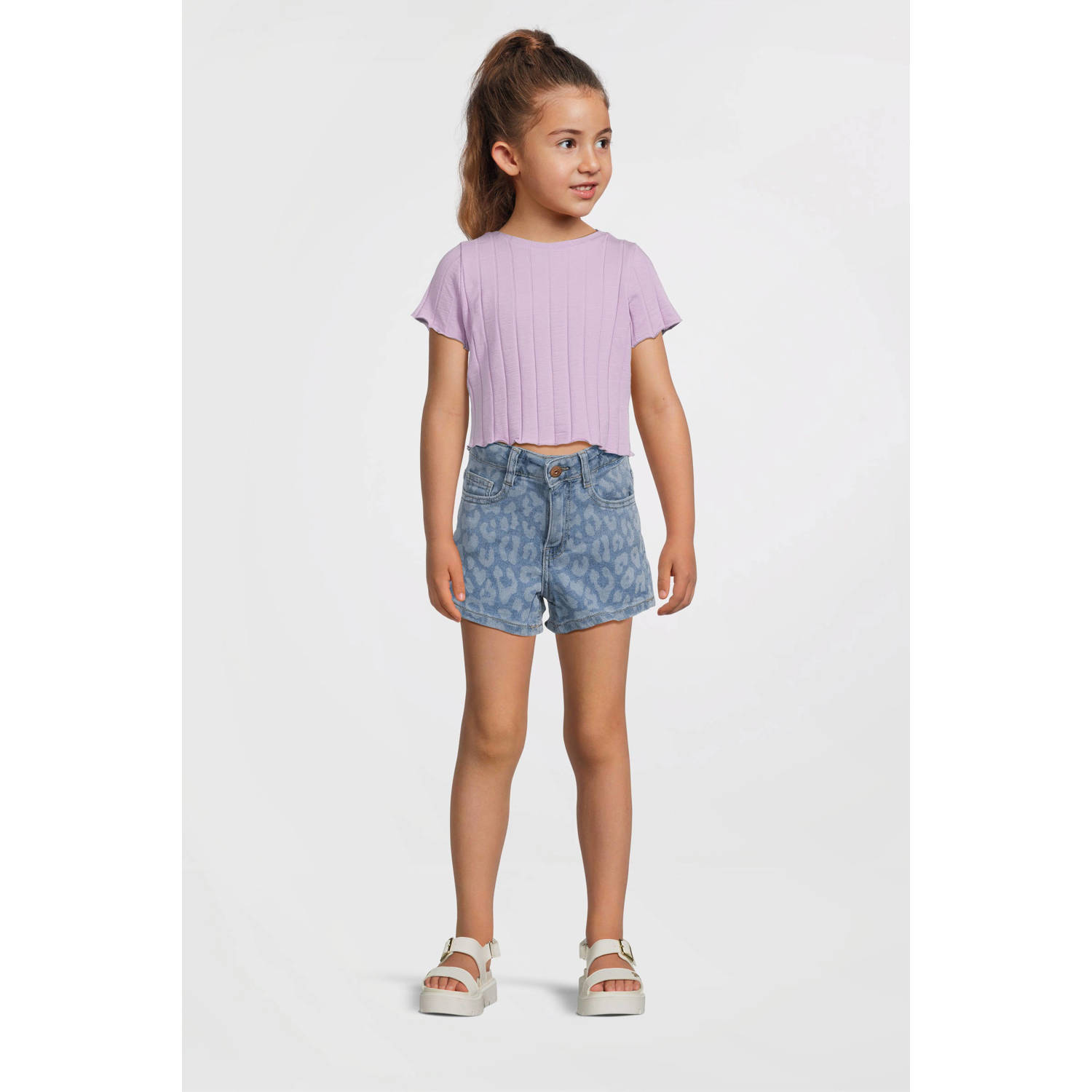 NAME IT KIDS mom denim short light blue denim