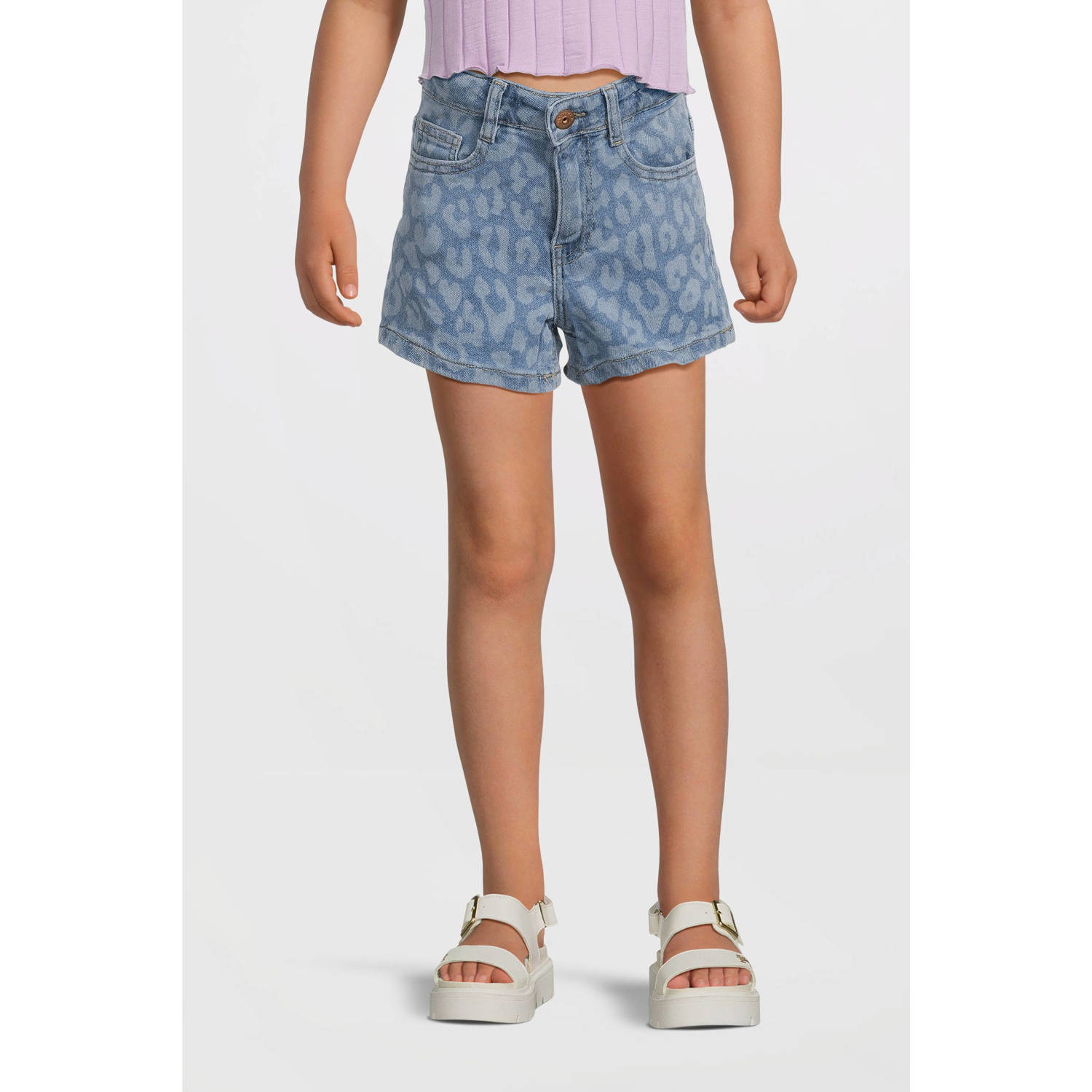 NAME IT KIDS mom denim short light blue denim