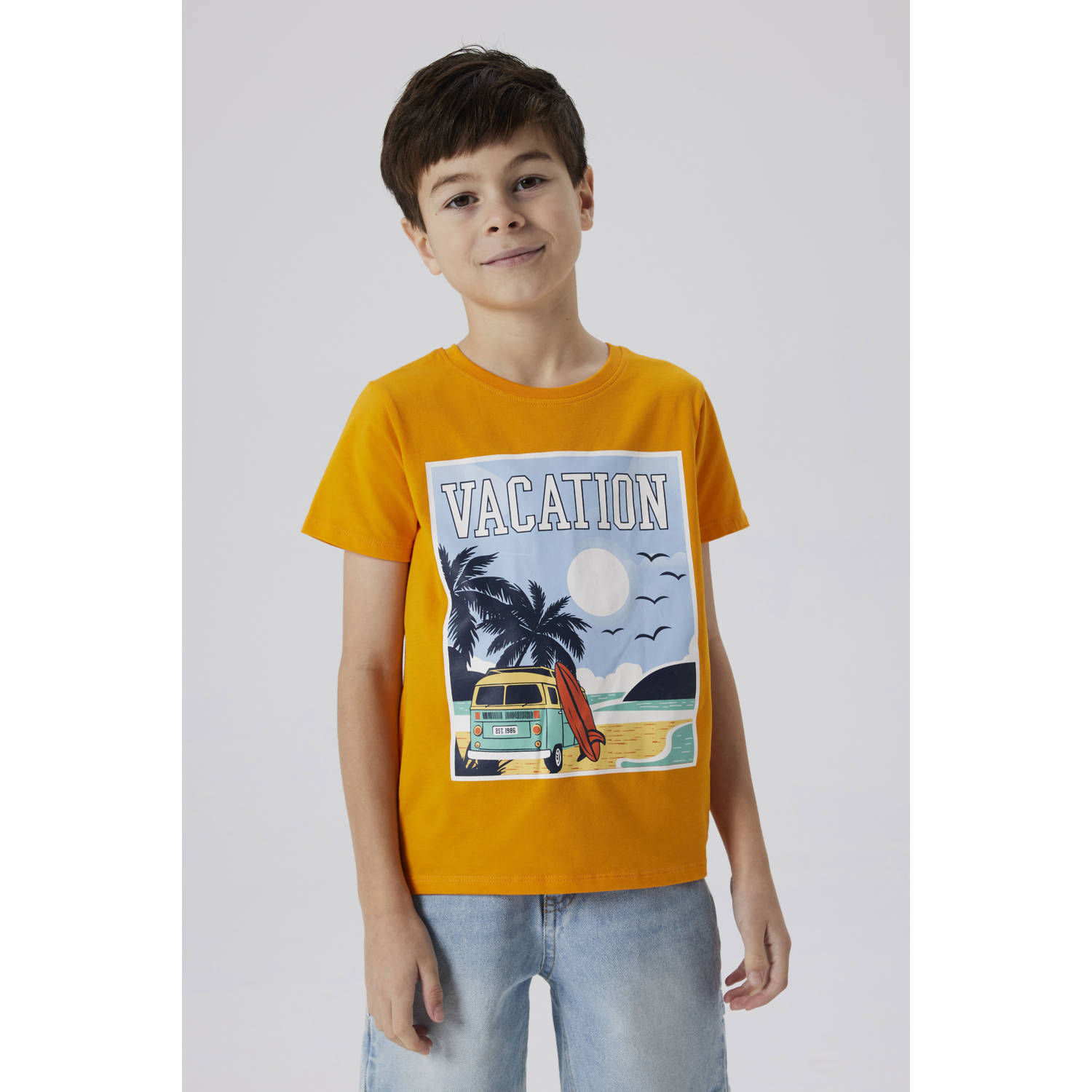 NAME IT KIDS T-shirt oranje
