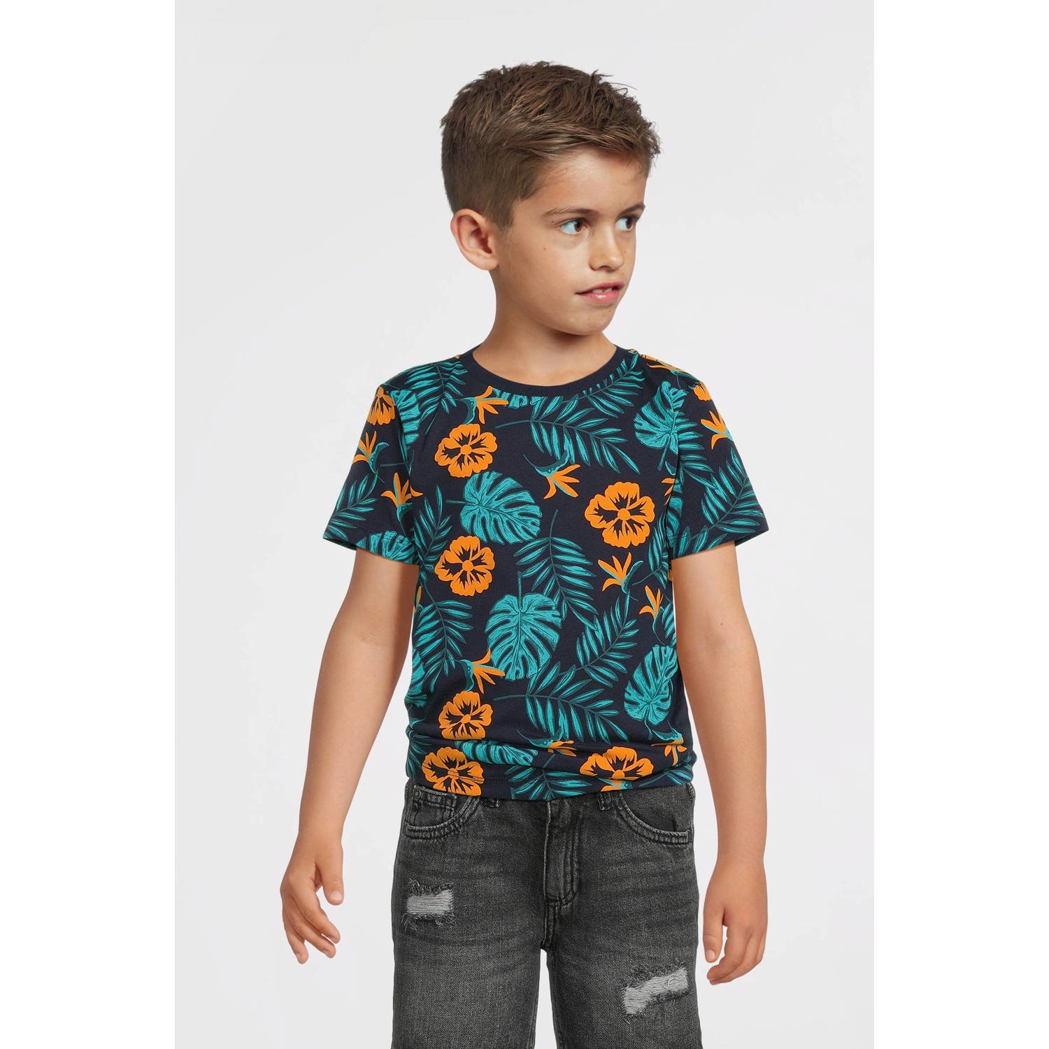 NAME IT KIDS T-shirt donkerblauw