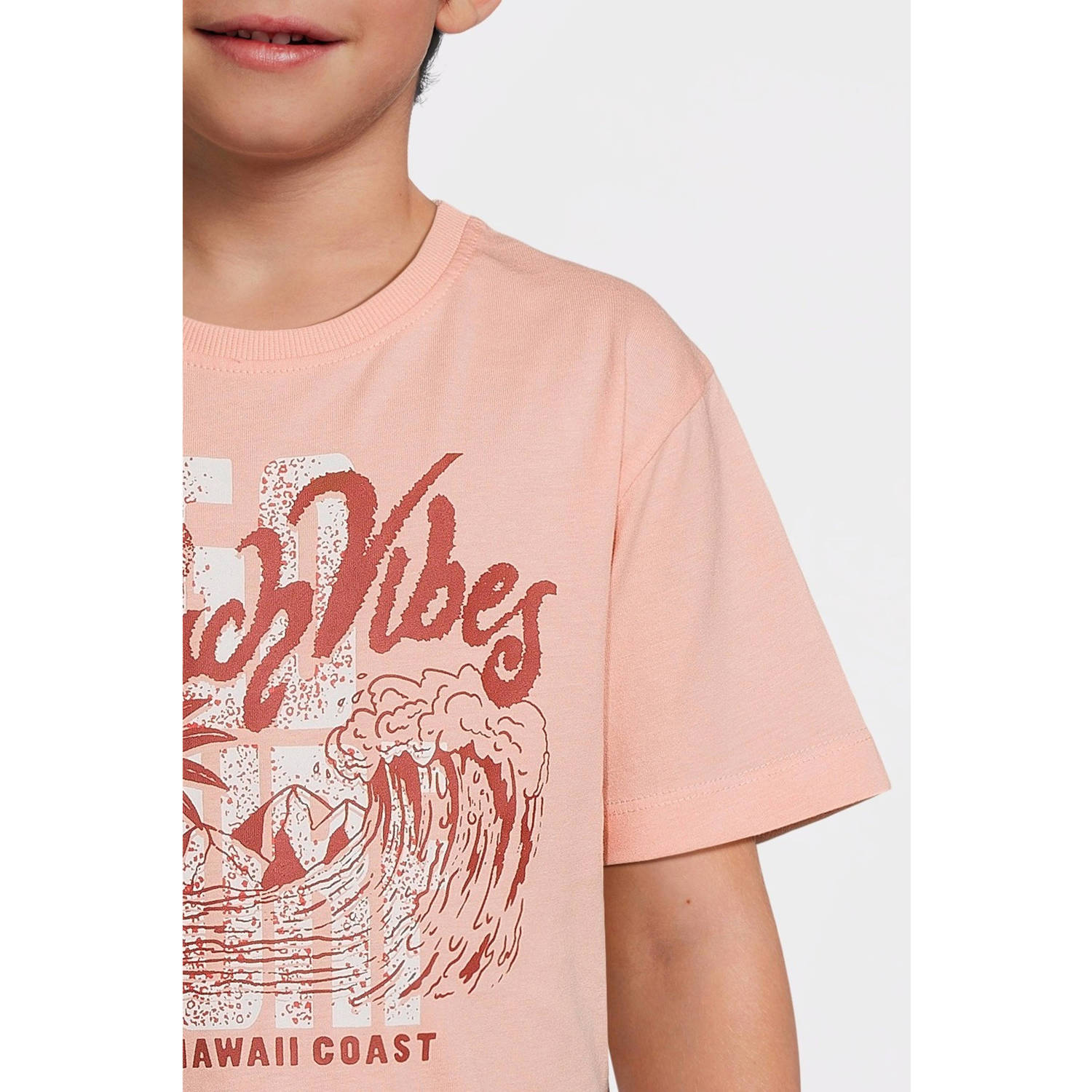 NAME IT KIDS T-shirt lichtroze