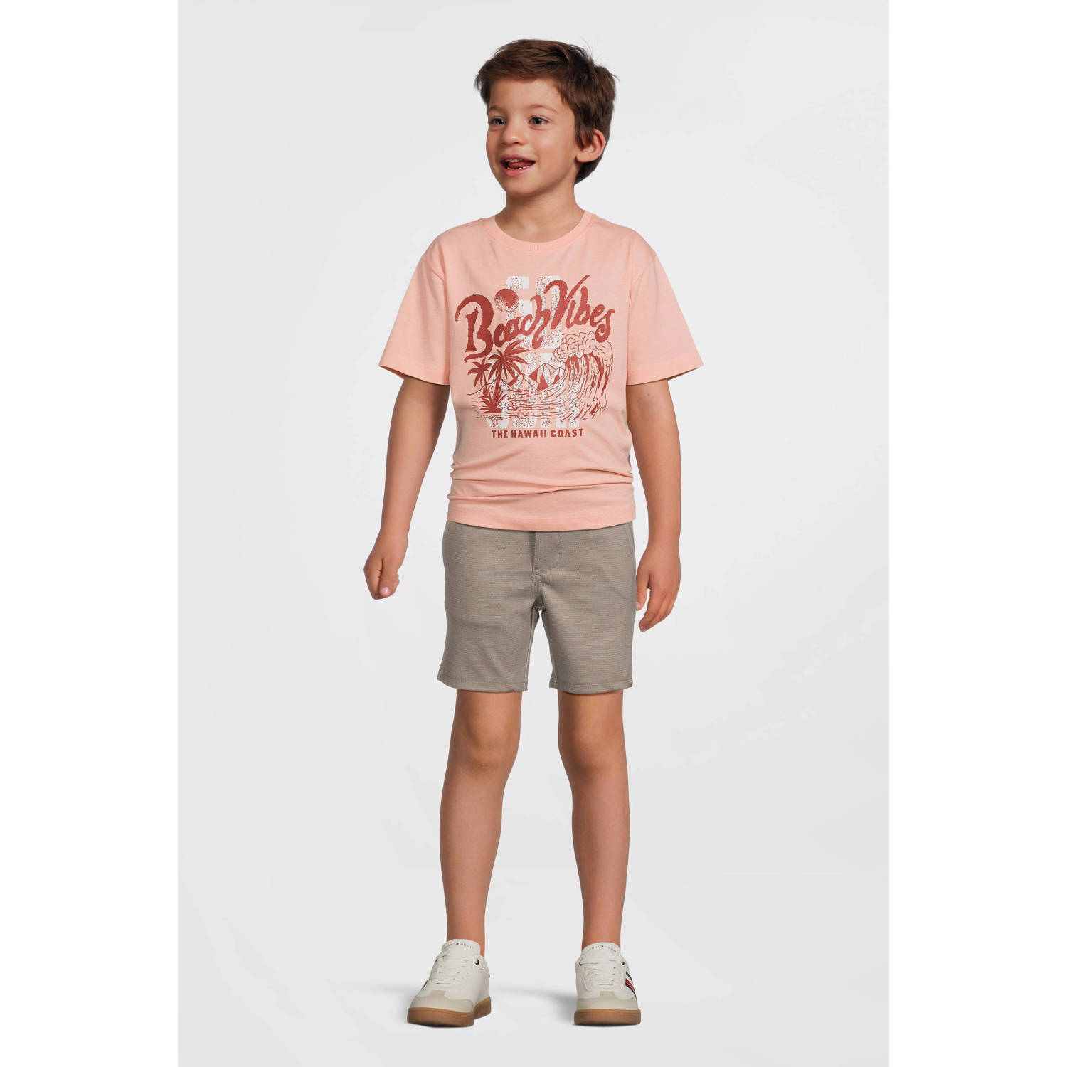 NAME IT KIDS T-shirt lichtroze
