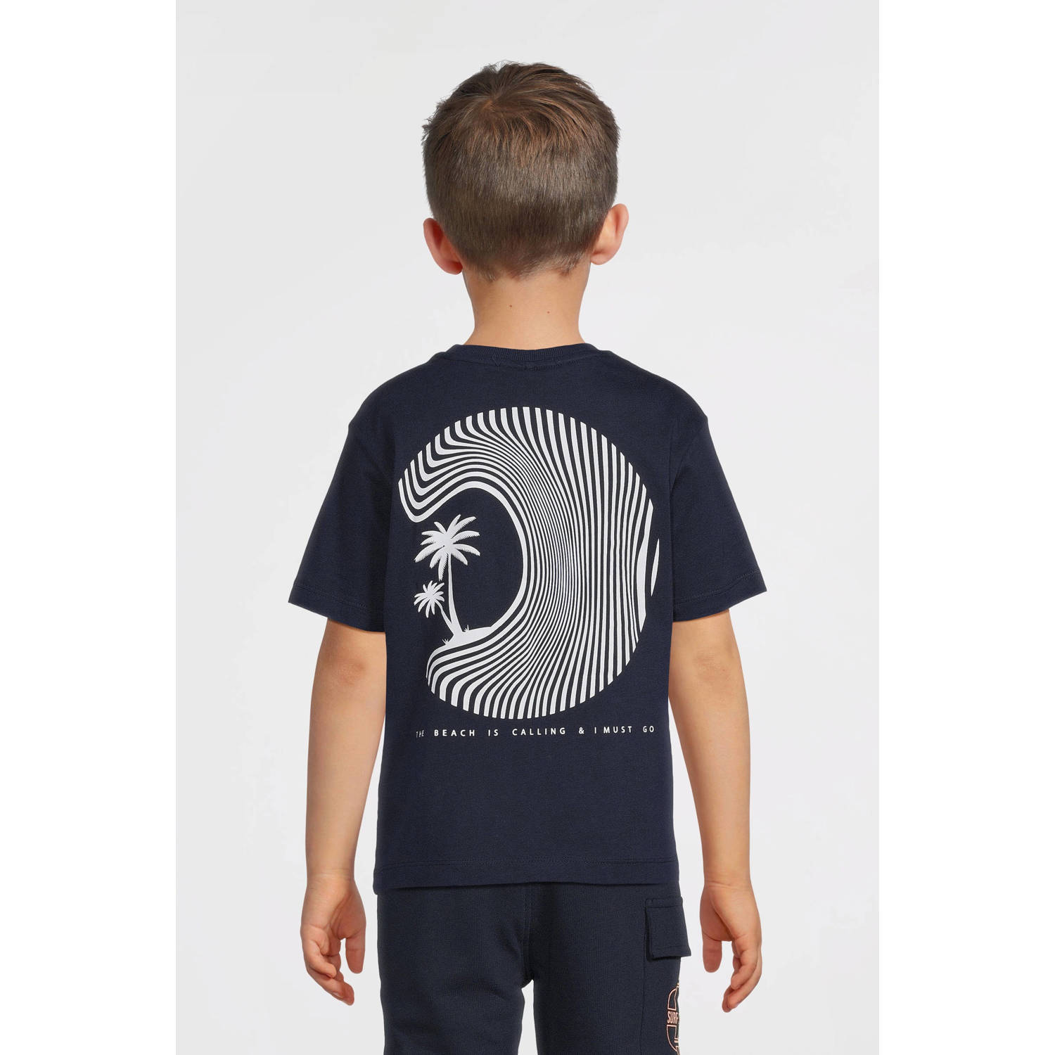 NAME IT KIDS T-shirt donkerblauw
