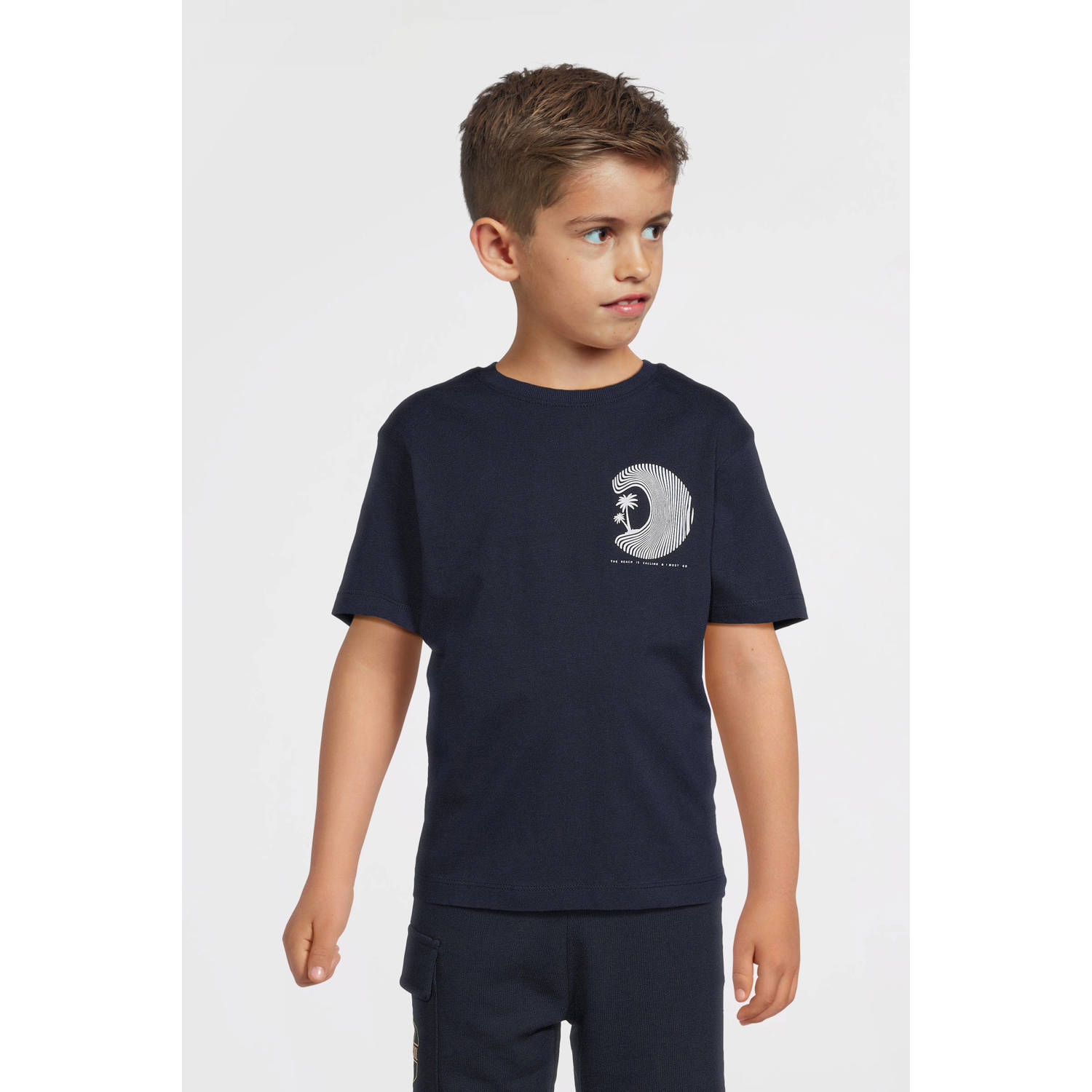NAME IT KIDS T-shirt donkerblauw