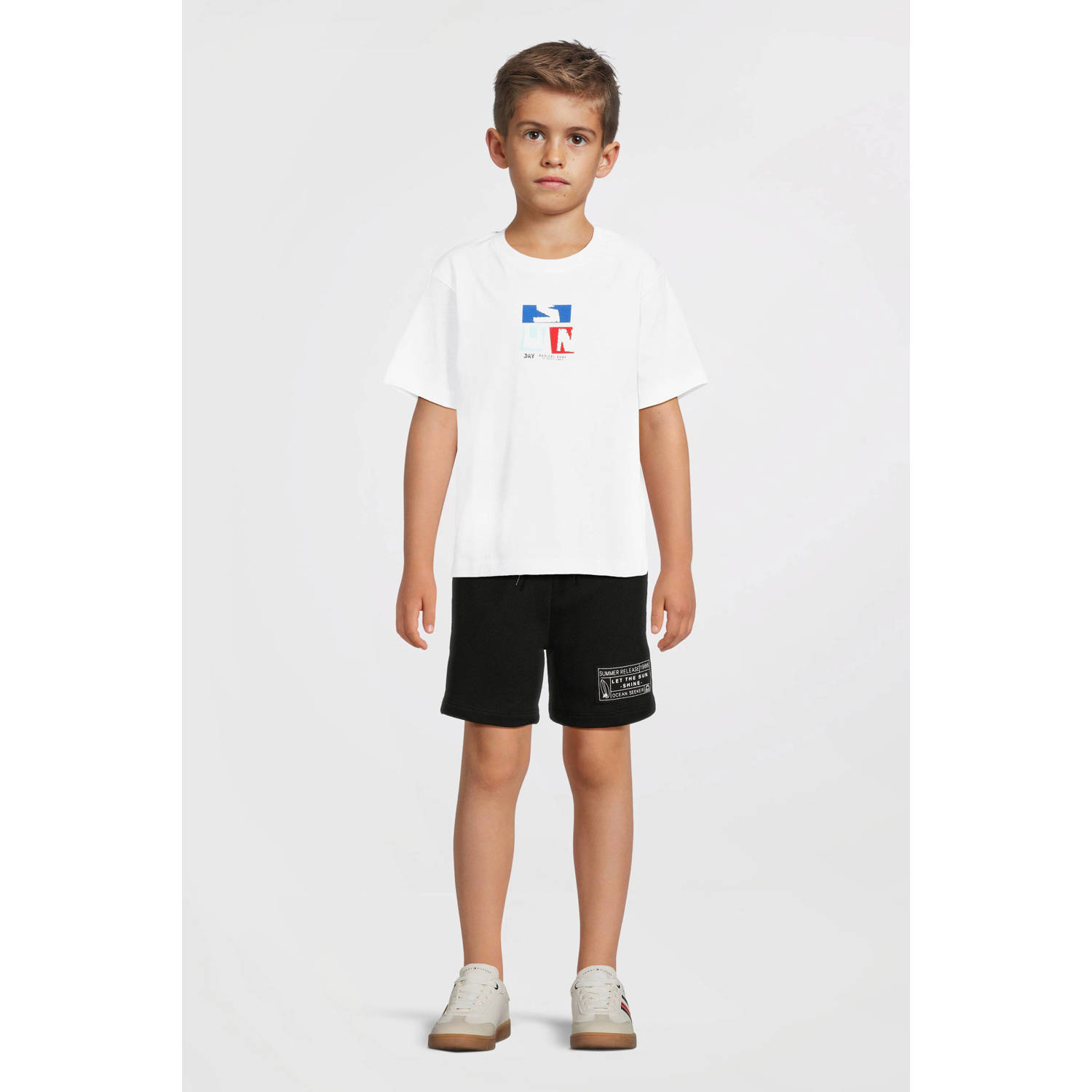 NAME IT KIDS sweatshort zwart