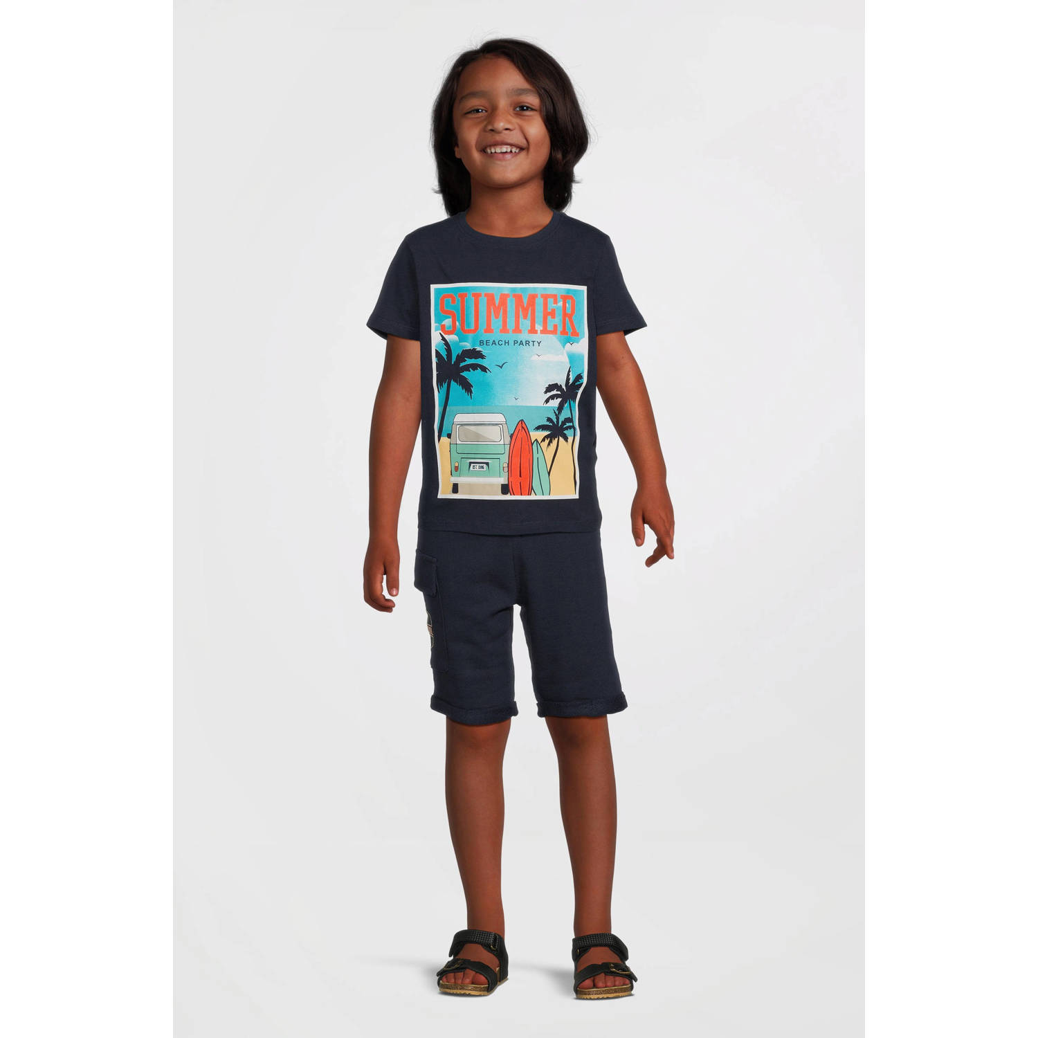NAME IT KIDS T-shirt donkerblauw