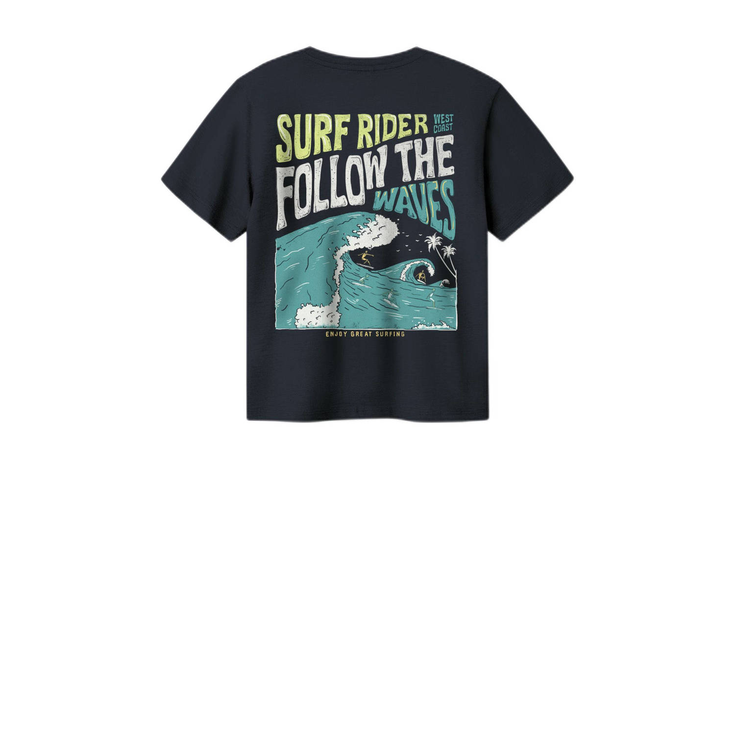 NAME IT KIDS T-shirt donkerblauw
