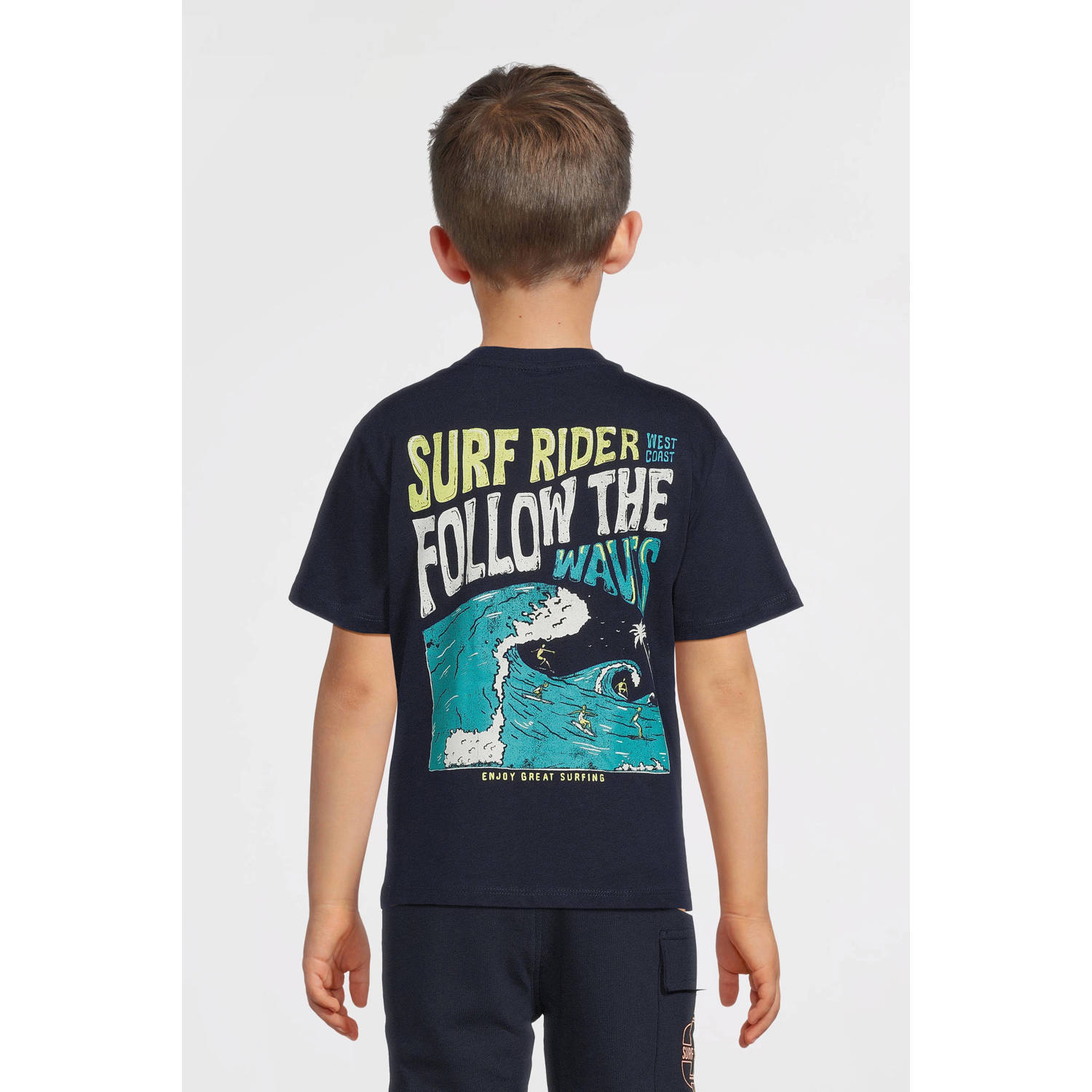 NAME IT KIDS T-shirt donkerblauw