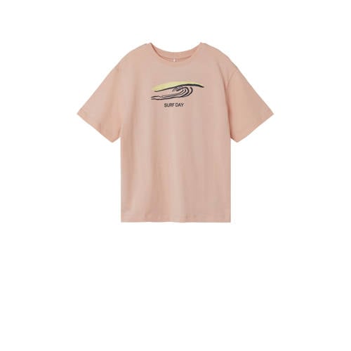 NAME IT KIDS T-shirt roze afbeelding