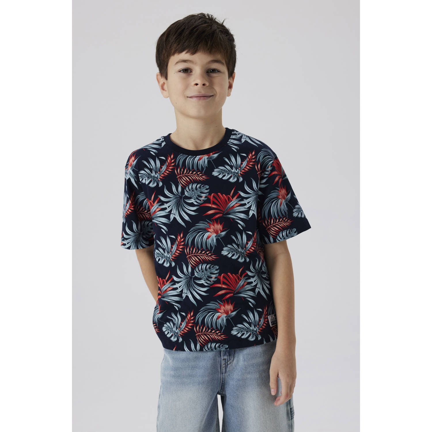 NAME IT KIDS T-shirt donkerblauw