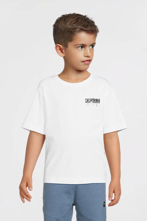 T-shirt met backprint wit