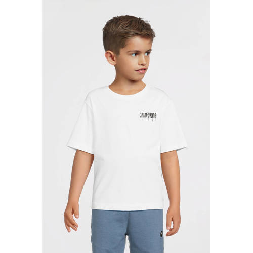 NAME IT KIDS T-shirt met backprint wit afbeelding
