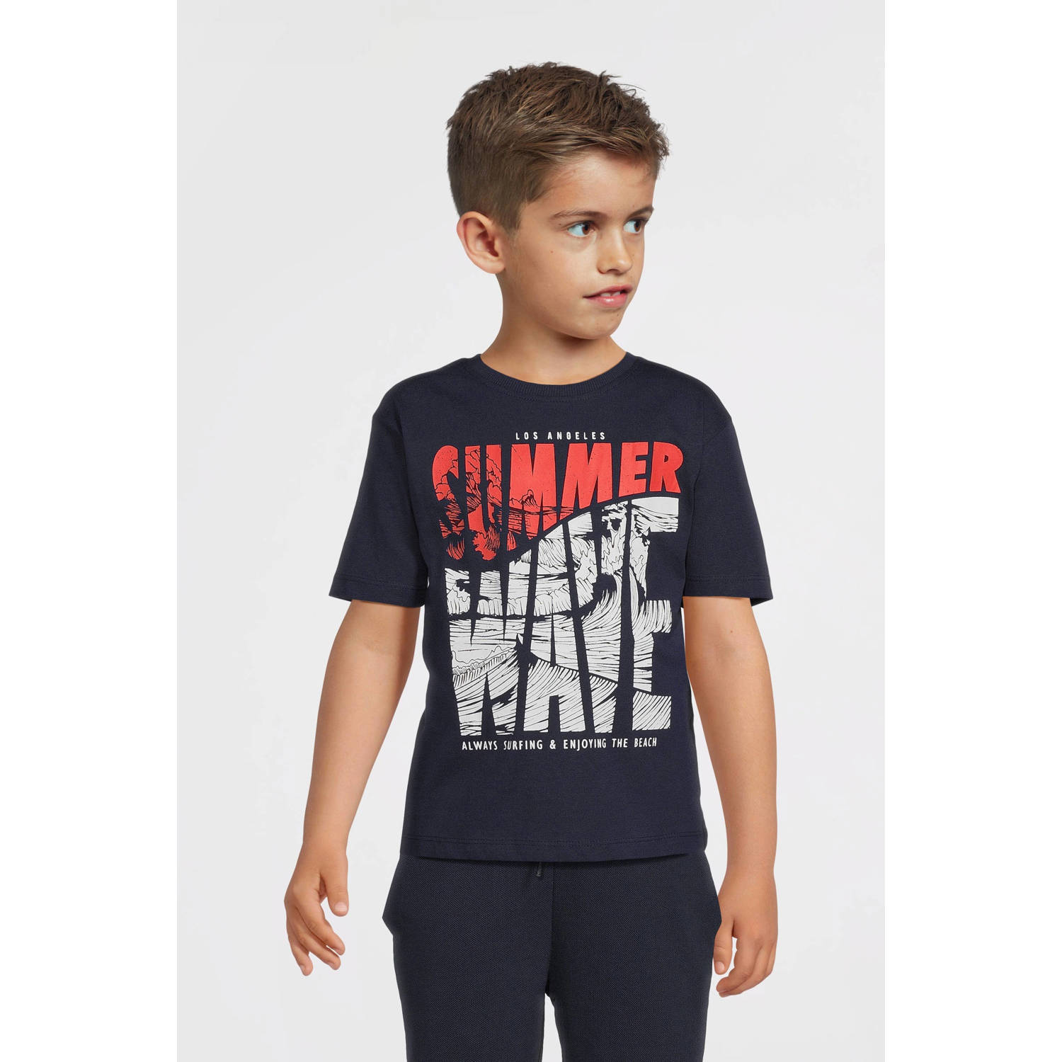 NAME IT KIDS T-shirt donkerblauw