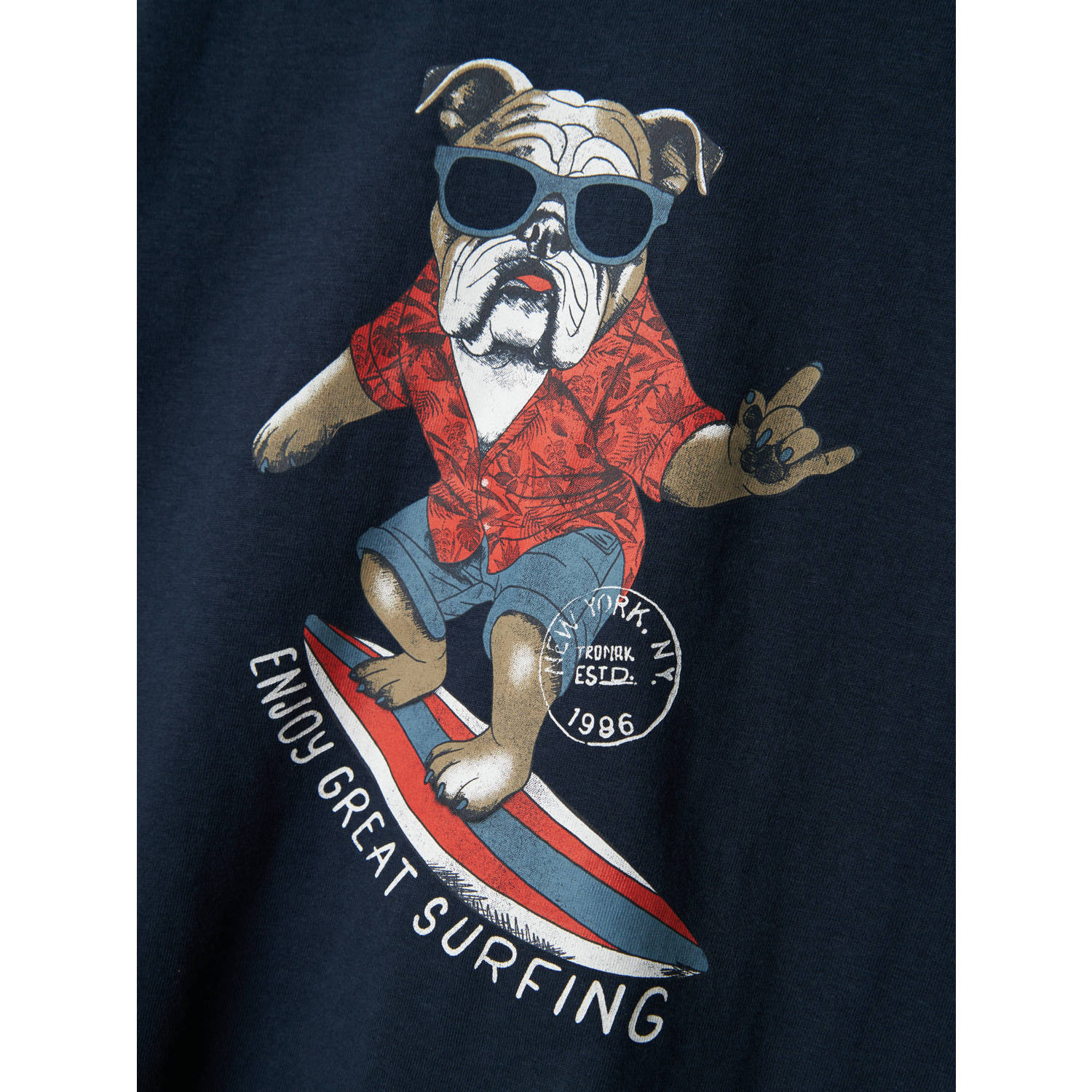 NAME IT KIDS T-shirt donkerblauw