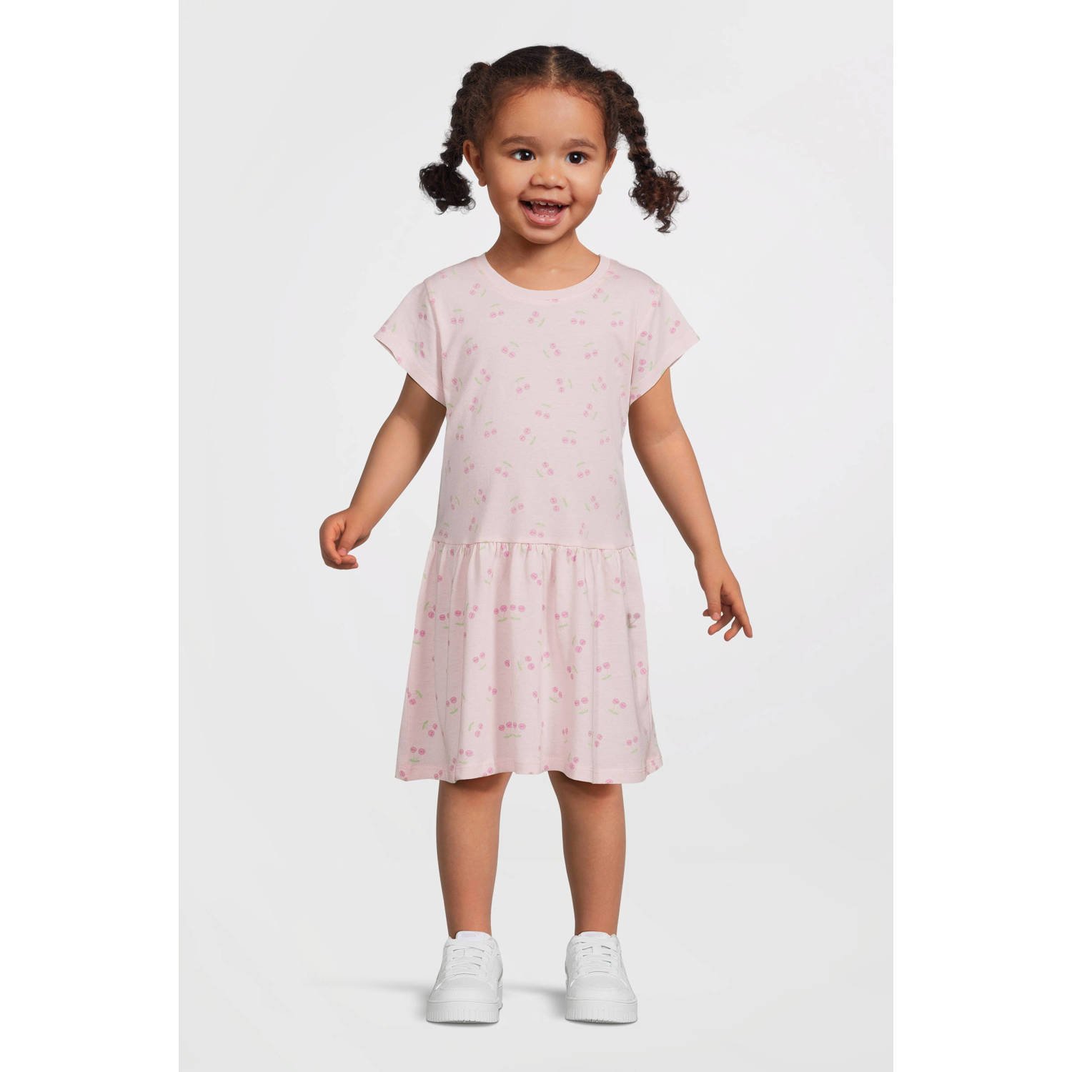 NAME IT MINI midi jurk lichtroze