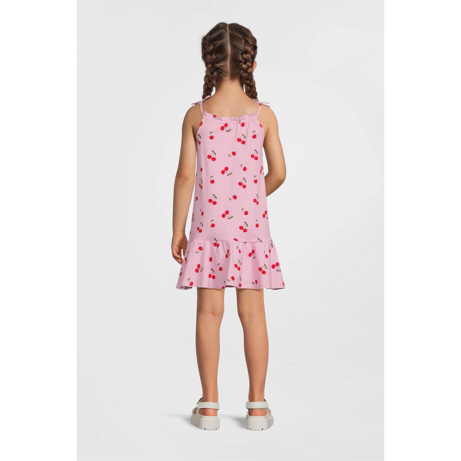 NAME IT MINI zomerjurk roze