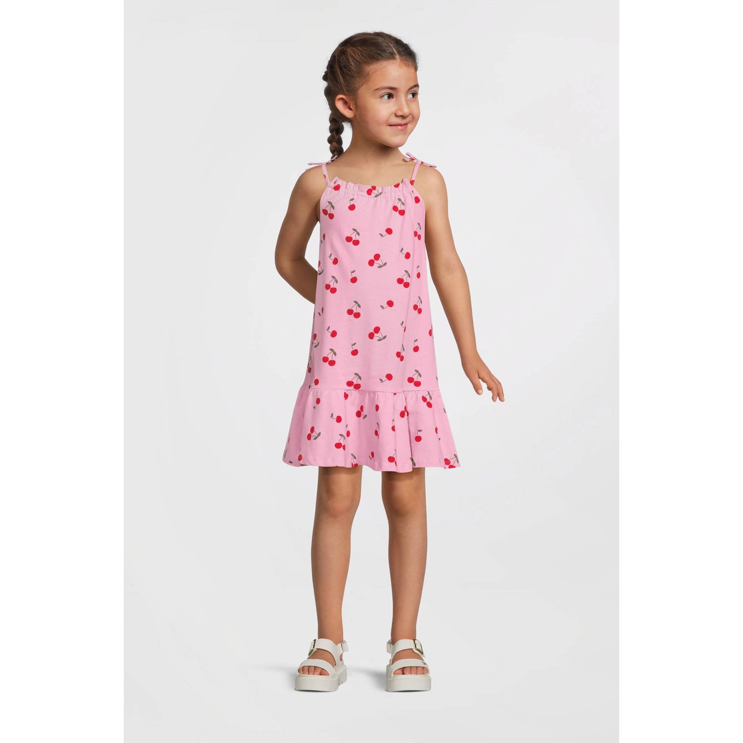NAME IT MINI zomerjurk roze