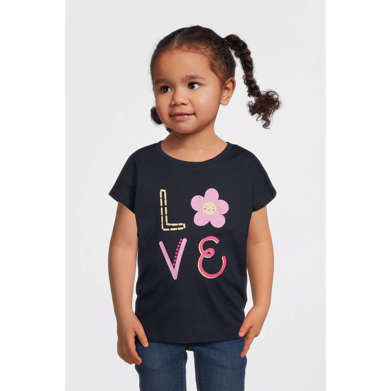 NAME IT MINI T-shirt donkerblauw