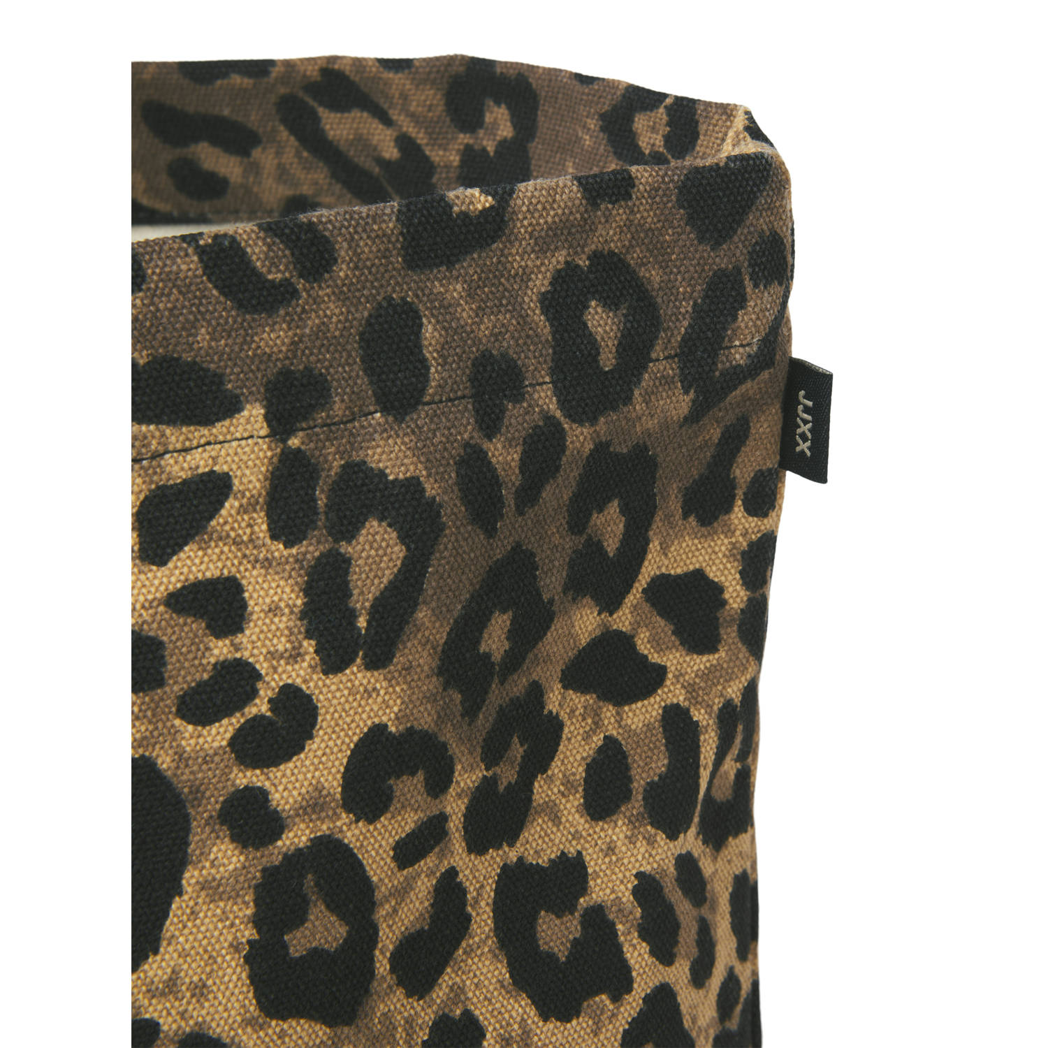 JJXX shopper met panterprint JXBETHANY bruin