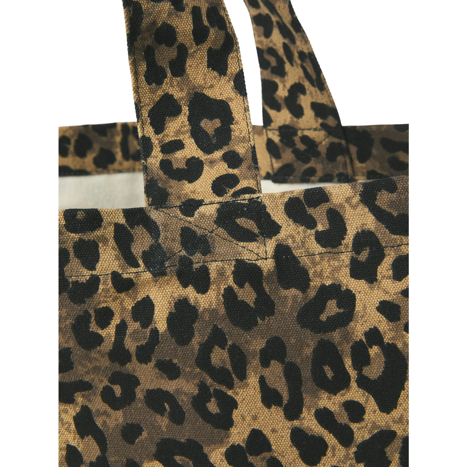 JJXX shopper met panterprint JXBETHANY bruin