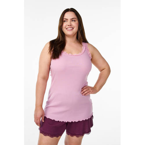 Zizzi pyjamatop VMLIV roze afbeelding
