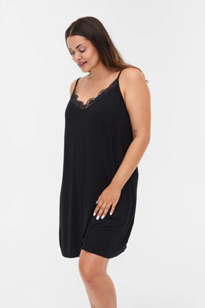 slipdress LACE zwart