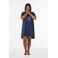 Zizzi nachthemd MALLY donkerblauw