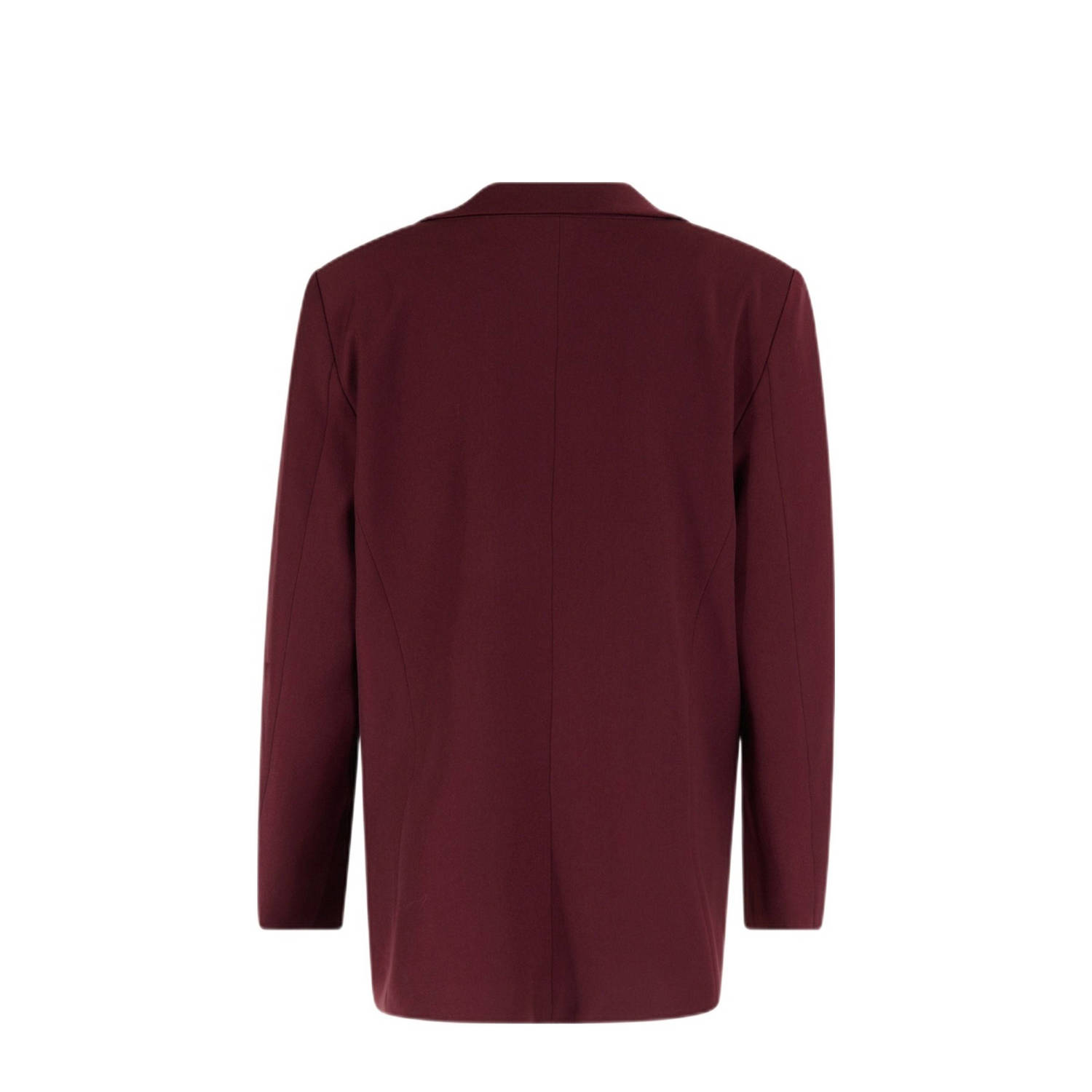 Shoeby oversized blazer donkerrood