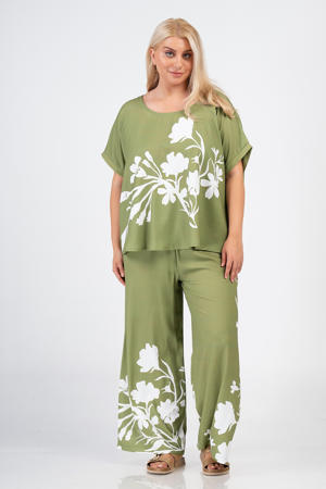 blouse olijfgroen
